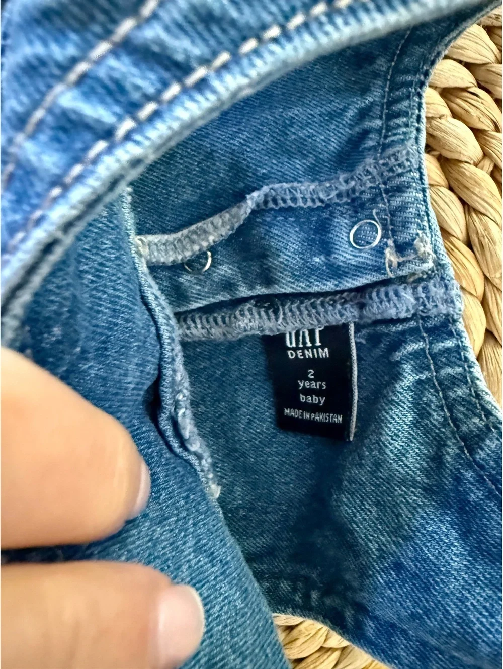 Gap Denim Heart Dress Sz 2 Years EUC